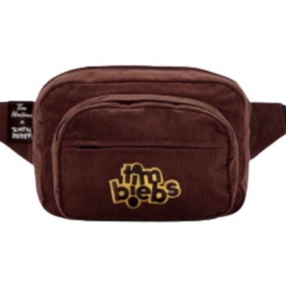 Justin Bieber Tim Hortons crossbody pack in chocolate brown - Picture 9 of 10
